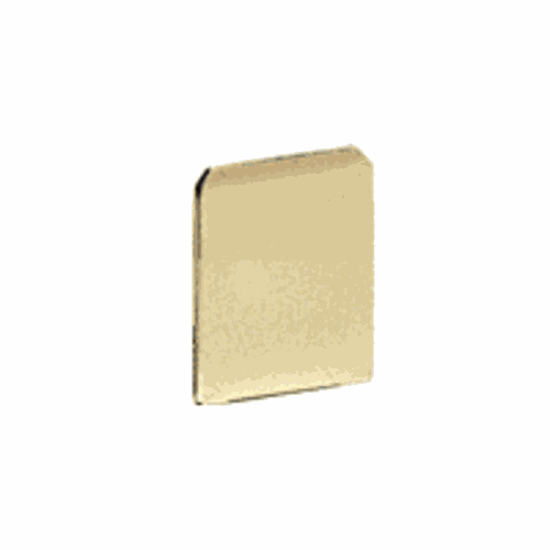 CRL WU2ECSB Satin Brass WU2 Series U-Channel End Cap