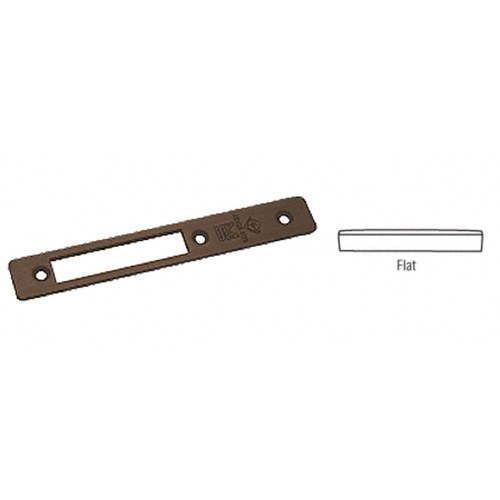 CRL 18010DU Dark Bronze Flat Faceplate for MS1853 Long Throw Deadlocks
