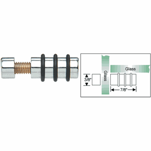 CRL 3110CH Chrome Single Glass Shelf Support