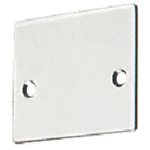 CRL NH3ECSA Satin Anodized End Cap with Screws for NH3 Wide U-Channel