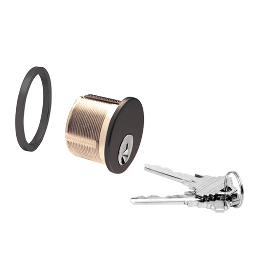 CRL DRA10KDDU Dark Bronze Mortise Keyed Cylinder