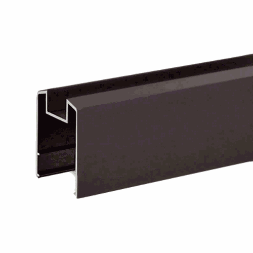CRL MR2DBRZ Matte Bronze Horizontal Double Glass Mid-Rail, 241