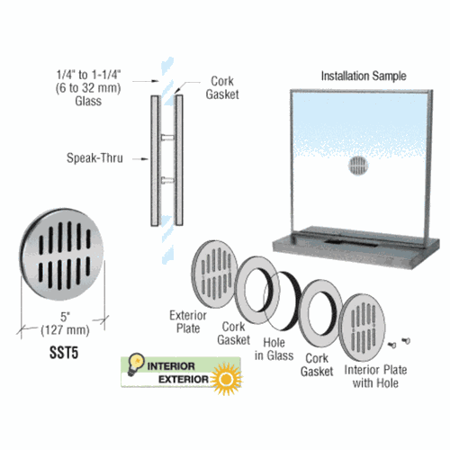 CRL SST5 Brushed Stainless Steel 5