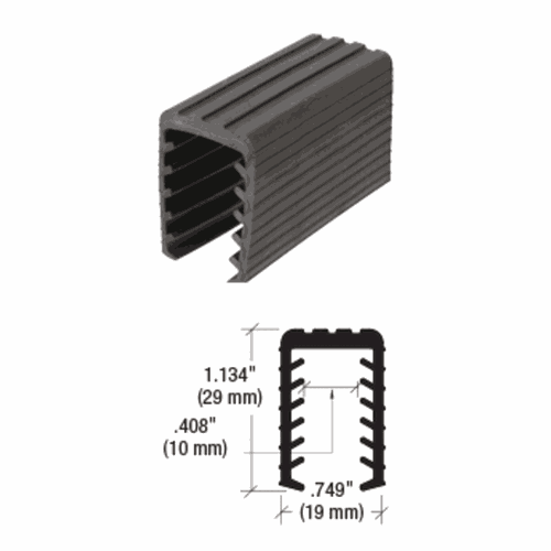 CRL LR56PV Black 9/16
