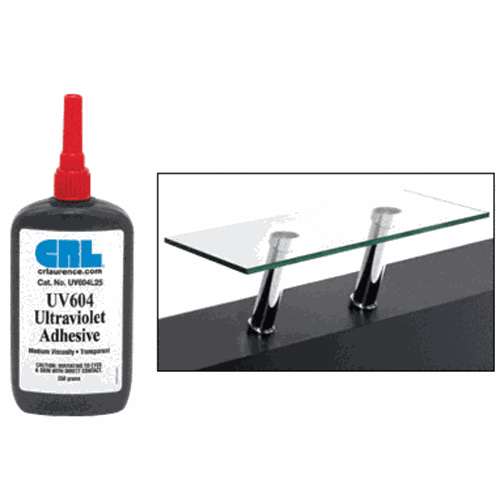 CRL UV604L25 UV604L Medium Viscosity UV/Visible Adhesive - 250g