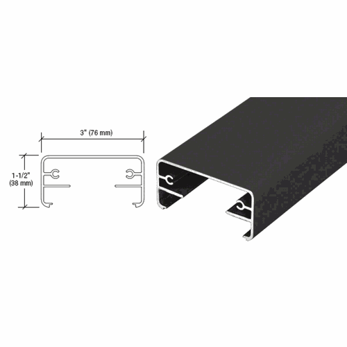 CRL 2XTR241BL Matte Black 200X Series 241