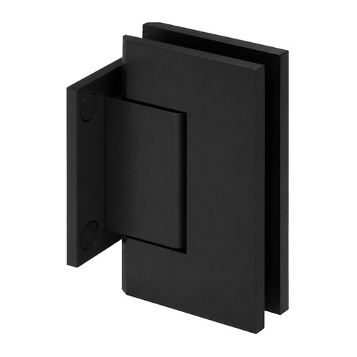 CRL TNT074MBL Matte Black Trento 074 Wall Mount Short Back Plate Hinge