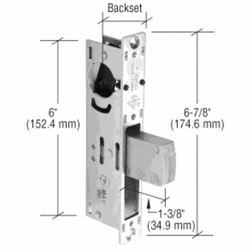 CRL MS18533 Adams Rite Long Throw Deadlock, 1-1/8
