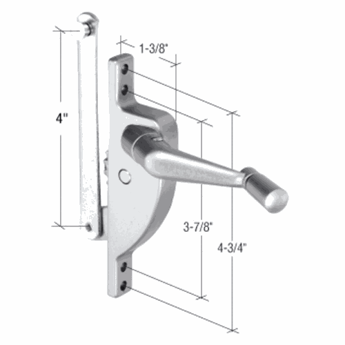 CRL H3550 Right Hand Jalousie Window Operator - 4
