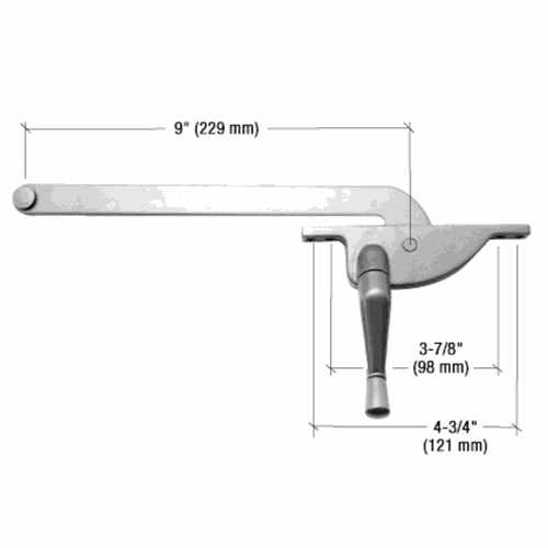 CRL 5009RHAL Aluminum 9