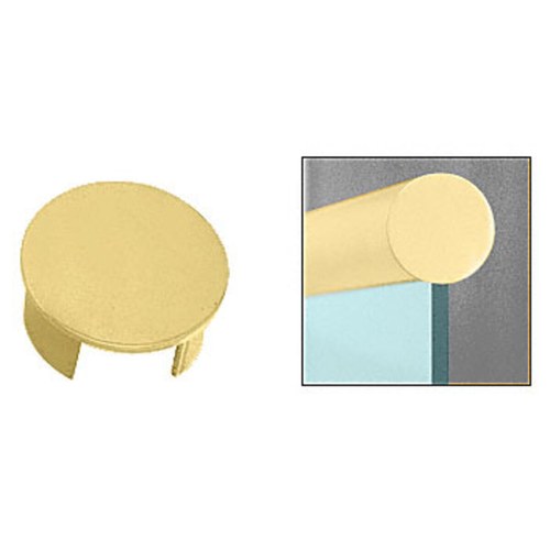 CRL GR20ECSB Satin Brass End Cap for 2