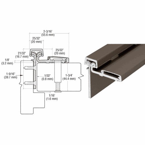 CRL 05383DU Dark Bronze Anodized 83