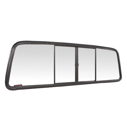 CRL 7130ET OEM Duo-Vent Four Panel Slider with Light Green Glass for 1973-1996 Ford F-Series