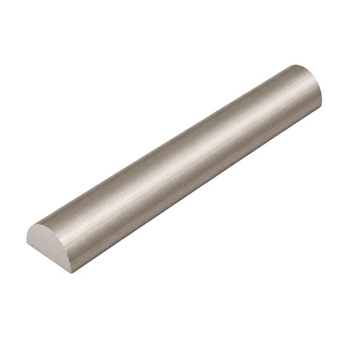 CRL WBBN Brushed Nickel Half-Round Shower Threshold, 2m