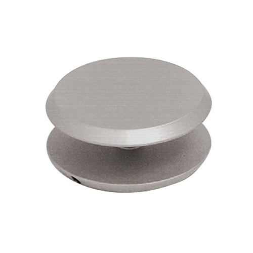 CRL MC112BN Brushed Nickel Mini Mall Front Clamp - Solid Brass