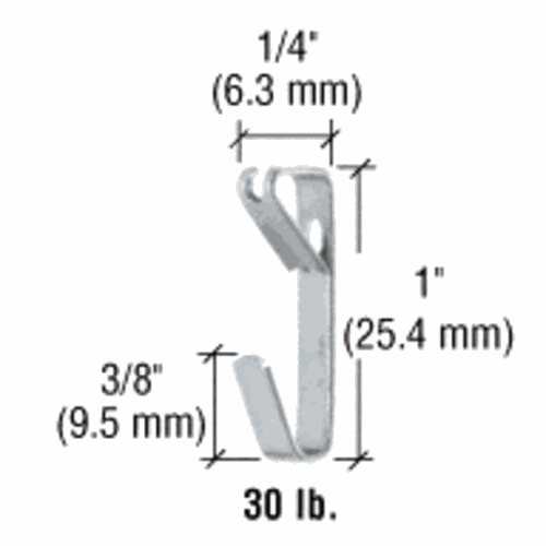 CRL 47977 30 lb Picture Hangers - Bulk Pack of 1000