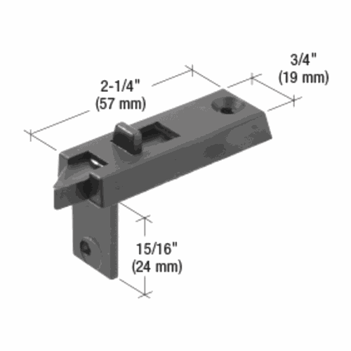 CRL F2628 Black Tilt Latch for Better Bilt Windows