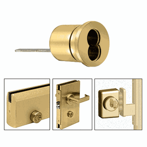 CRL 2CHPB Polished Brass SFIC Rim Cylinder Housings