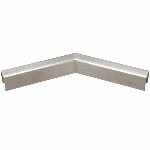 CRL GRUC5H3BS Brushed Stainless U-Channel 135 Corner for 1/2