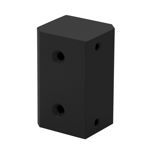 CRL 1295SPBL Matte Black Surface Mount Strike Plate Block