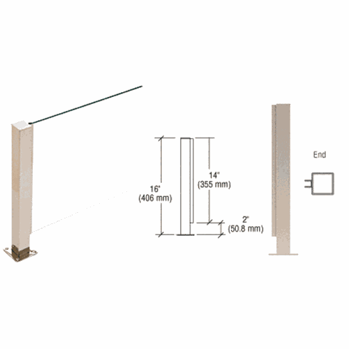 CRL PP41EBS Brushed Stainless 16