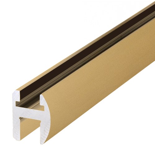 CRL SDH980SB Satin Brass Shower Door Header Kit - 95