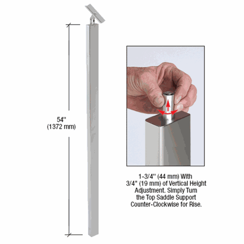 CRL P9BPSBS P9 Brushed Stainless 54