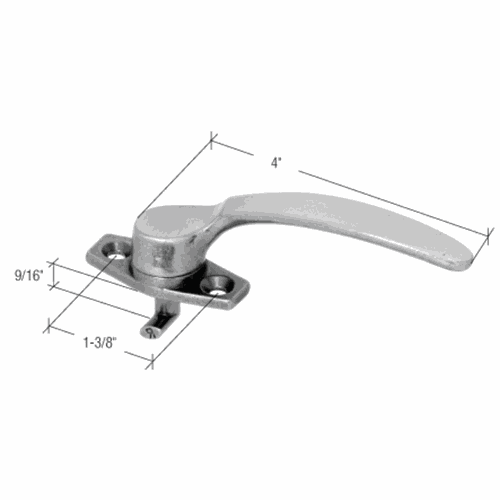 CRL H3609 Right Hand Casement Locking Handle, 9/16
