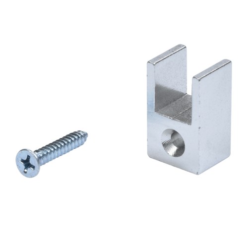 CRL D697BA Anodized Post Saddle - Brite Finish