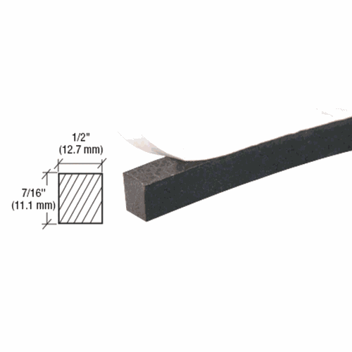 CRL AV4859 Neoprene Weatherstrip 1/2