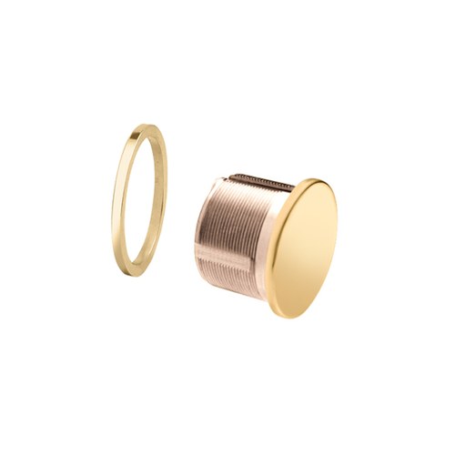CRL DRA30PB Polished Brass Mortise Dummy Cylinder