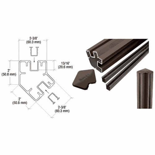 CRL S485KBRZ Matte Bronze 48