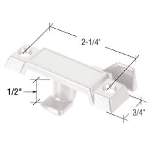 CRL F2756 White Sash Lock for Acorn Windows, 2-1/4