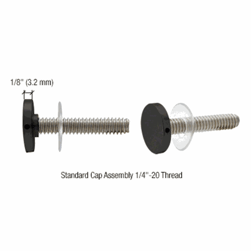 CRL BMNWSKMBL Matte Black BMNW Stud Replacement Set
