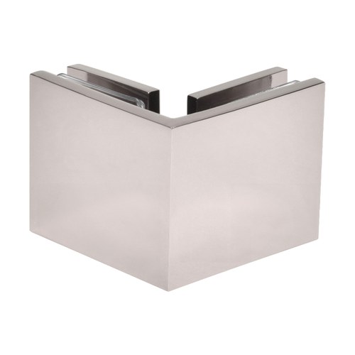 CRL SGC90PN Polished Nickel 90 Square Glass-to-Glass Clamp