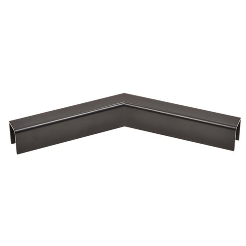 CRL GRL10H3MBL Matte Black 11 Ga 135 Horizontal Corner for 1/2