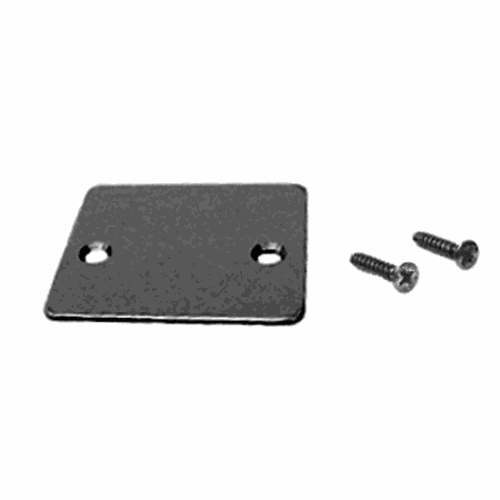 CRL UCECBL Black Powder Coat End Cap with Screws