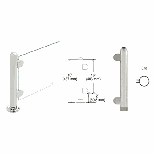 CRL PP07EBS Brushed Stainless 18