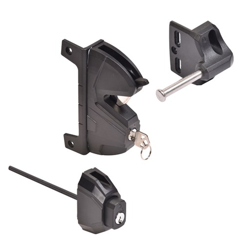 CRL LLP1BL Keyed Black Privacy Latch