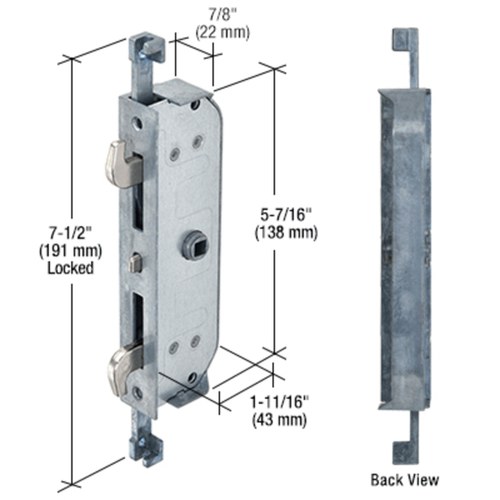 CRL E2192 Four-Point Mortise Lock