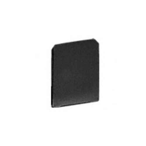 CRL WU2ECMBL Matte Black WU2 Series U-Channel End Cap