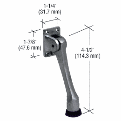 CRL J4571 Brushed Satin Chrome 4.5