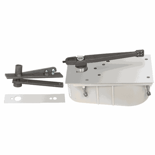 CRL 2890SH0RHPC Rixson 28 Series Polished Chrome Right Hand Floor-Mounted Closer Package