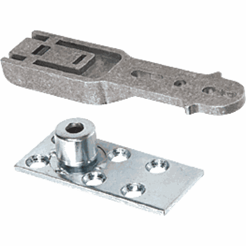 CRL 8010BP CRL Complete Bottom Pivot with Plate for Door Rail System