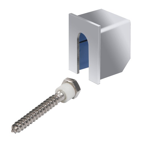 CRL GRLC10SECPS Polished Stainless Stabilizing End Cap for 11 Ga. Cap Railings