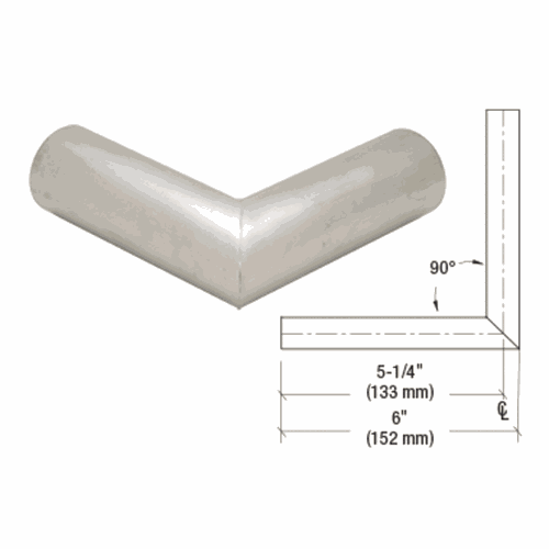 CRL PR15HBS Brushed Stainless Steel 1.5