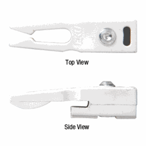 CRL DWSCRNST0P DW Series White Window Screen Stop