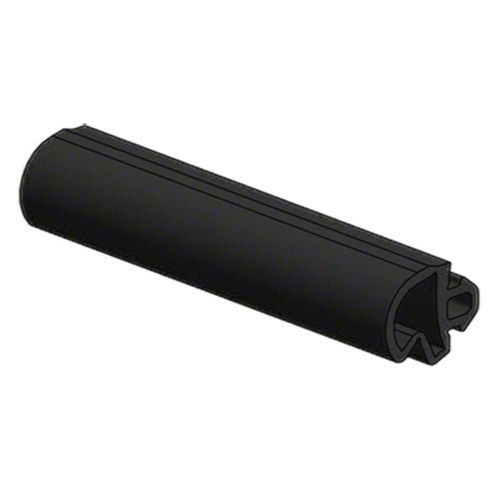 CRL FXDJBL Fallbrook XL Black Door Jamb Gasket, 164' Roll