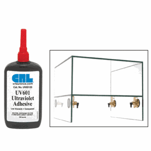 CRL UV60125 UV601 Low Viscosity UV Adhesive, 250g