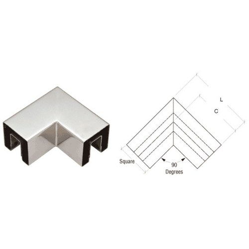 CRL GRS15HPS Polished Stainless 90 Corner for 1.5